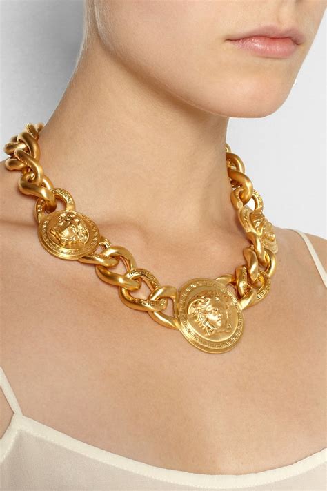 versace kette medusa|medusa chain necklace.